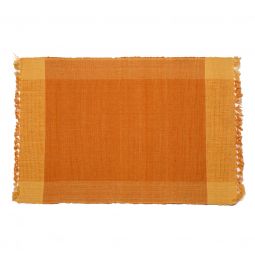 Two-Tone Placemat - Ocher/Yellow (Set of 2)